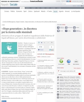 Sezione Napoli Sociale