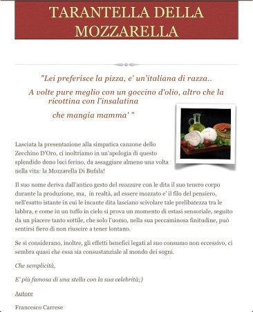 Apologia della Mozzarella 