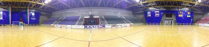 Palazzetto dello sport concerto finizio interni panoramica