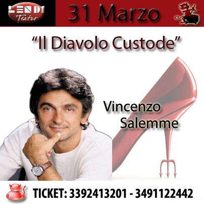 Il Diavolo Custode. Vincenzo Salemme nella sua ultima opera al Teatro Lendi.