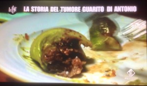 Le Iene cura al tumore dieta vegetali Vegano Italia 1 Antonio