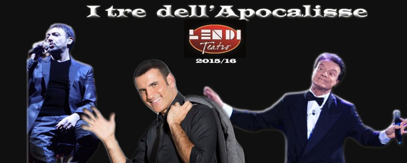 Gigi Finizio, Massimo Ranieri e Sal Da Vinci al Teatro Lendi, Sant'arpino, Napoli