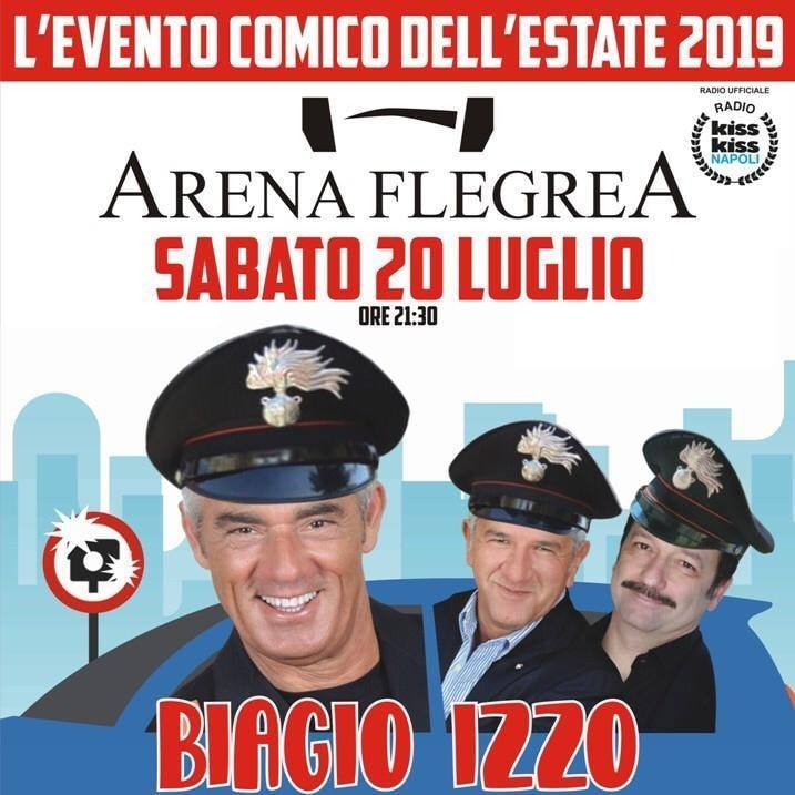 biagio izzo autovelox arena flegrea 20 luglio 2019 locandina